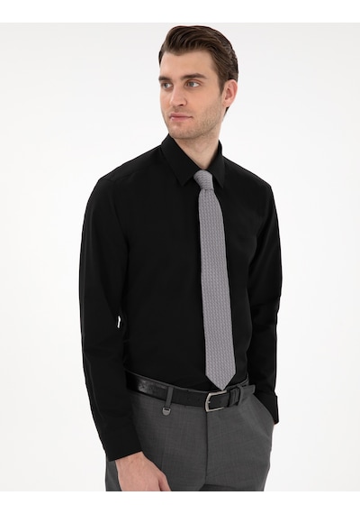 Pierre Cardin Erkek Siyah Gömlek Basic 50307198-vr046 Siyah