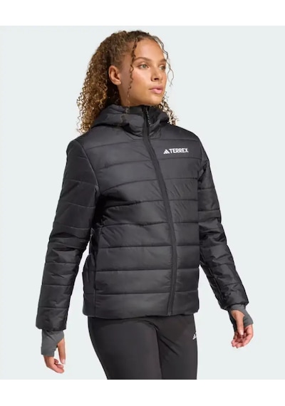 Adidas Terrex Multi Essentials Clımawarm Insulated Hooded Kadın Mont Siyah
