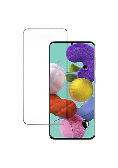 Samsung Galaxy A51 İle Uyumlu Ekran Koruyucu Şeffaf Temperli Kırılmaz Cam Ekran Koruyucu