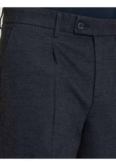 Pierre Cardin Lacivert Slim Tapered Kanvas Pantolon 50331140-vr033