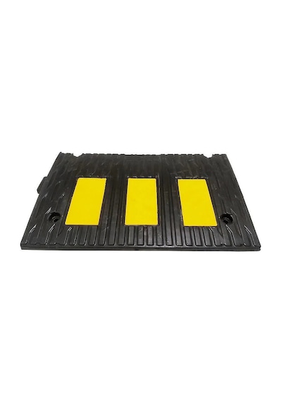 Kauçuk Rampa Set, Otopark Rampası, Kaldırım Rampası 30 X 50 X 4,5 Cm - 3 Bantlı - 4,5 Metre-3898
