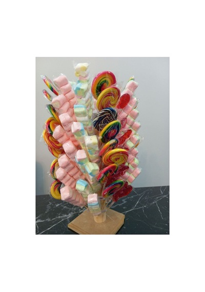 Marshmallow Lolipop Şekerleme 100 Adet Sosyete-horoz Şeker-stand Dahil Parti -doğum Günü-çocuk Vb.