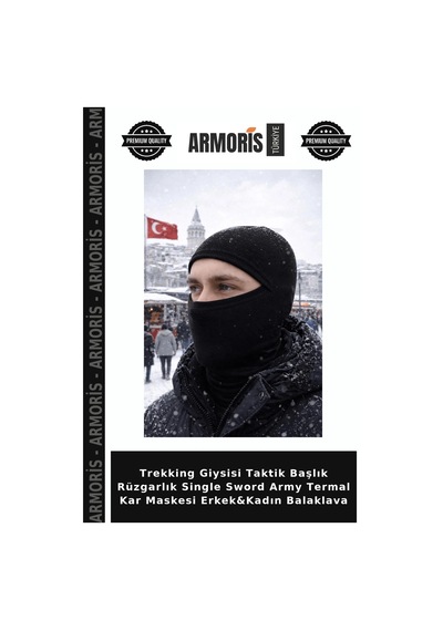 Armoris Trekking Giysisi Taktik Başlık Rüzgarlık Single Sword Army Termal Kar Maskesi Erkek&kadın Balaklava Çok Renkli