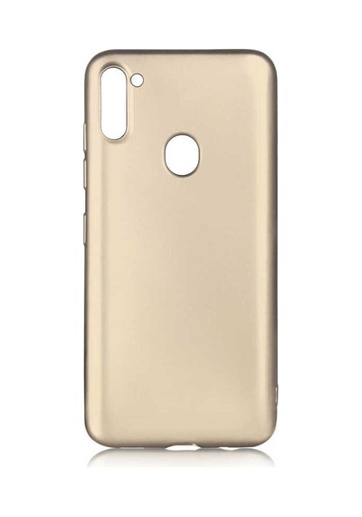 Galaxy A11 Kılıf Zore Premier Silikon Kapak Gold