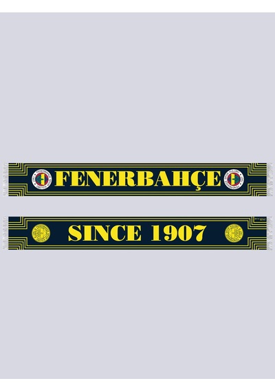 Fenerbahçe Sarı Lacivert Since 1907 Unisex Şal Lacıvert-sarı
