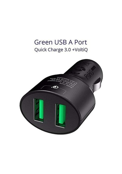 Tronsmart Cc2tf Çift Usb Çıkışlı Qualcomm Qc 3.0 Araç Şarj Cihazı