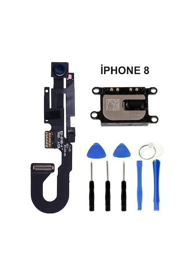 Apple Uyumlu iPhone Se 2020 İç Kulaklık Ahize + Ön Kamera Set