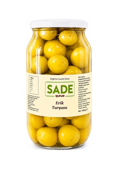 Sade Gurme Erik Turşusu 1000 Cc