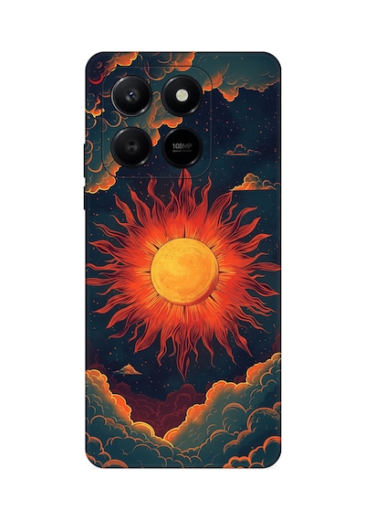 Kılıfland Honor X7d Uyumlu Kılıf Boutique Baskılı Resimli Güneş Pcode -017 Çok Renkli