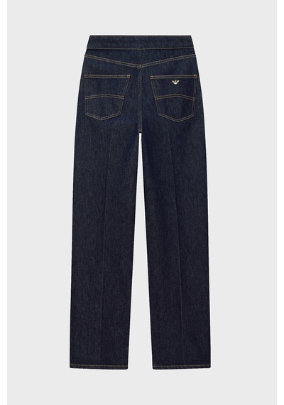 Emporio Armani Pamuklu Yüksel Bel Düz Paça Jeans Kadın Kot Pantolon Ew003498 Af18421 Mb001 Lacivert Emporio Armani Pamuklu Yüksel Bel Düz Paça Jeans Kadın Kot Pantolon Ew003498 Af18421 Mb001 Lacivert