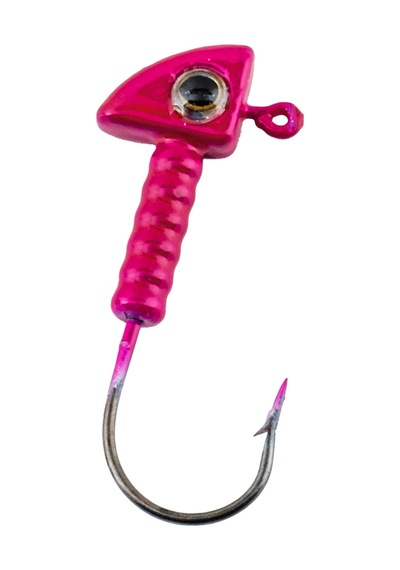 Jighead - Zoka - Kurşunlu Olta İğnesi - Xh-a 06 - Pembe - 7 Gr - 5 Adet