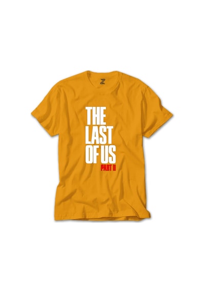 The last of Us Part 2 Yazı Sarı Tişört