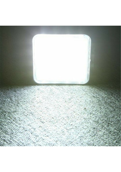 16 Led Kare Çalışma Lambası Kalın Kasa Sis Lambası 6 Adet