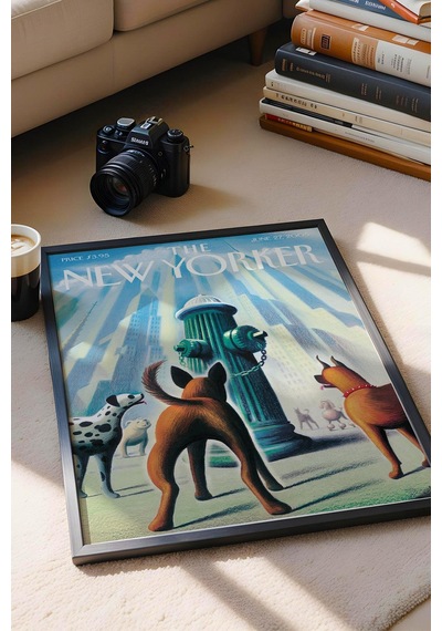 The New Yorker Çerçeveli Tablo June 27 2005