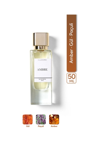 Ambre Edp Kadın Parfüm 50ml Amber - Paçuli - Gül Bergamot, Sedir, Karanfil, Vetiver Aromatik