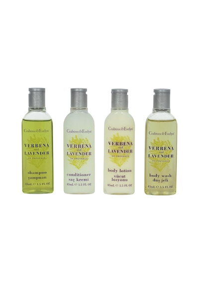 Crabtree & Evelyns Verbana ve Lavender Şampuan 45 ML + Krem 45 ML + Losyon 45 ML + Duş Jeli 45 ML