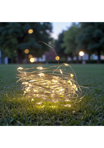Upway 5 Metre Su Geçirmez Günışığı 50 Led Işık - Pilli Dekoratif Aydınlatma Sarı