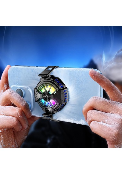 P60 Dijital Ekranlı Rgb Telefon Soğutucu Fan