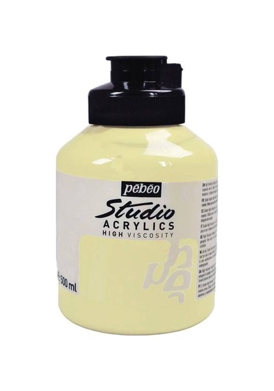 Pebeo Studio Akrilik Boya 500Ml No 65 Buff Titanium