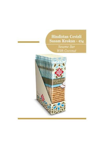 Hindistan Cevizli Susam Krokan 45 G X 12 Adet