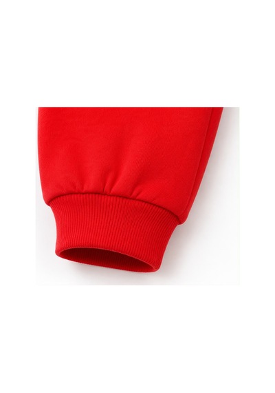 H&c Coolboy H&c %100 Pamuk Penye Bebek Tek Alt Pantalon 0-36 Ay Kırmızı