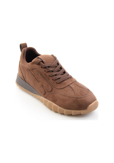 Bambi Kahve Süet Kadın Sneaker K01234050472