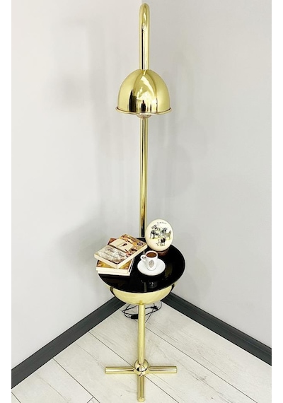 Karanfil Gold Tek Sehpalı Lambader