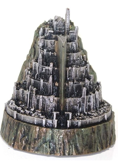 Efsanevi Beyaz Şehir Dioraması 13 12 Cm Fantastik Miniature Masa Dekoru Koleksiyon Figürü 01