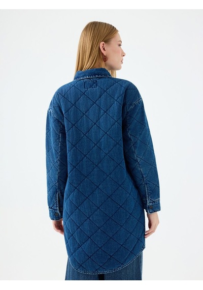 LOFT Oversize Kadın Ceket Lf2037315 Q1.v1 Denim