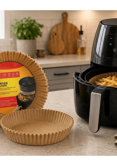 Lb 100 Lü Airfryer Kağıdı Yağ Geçirmez Yapışmaz Pişirme Kağıdı Çok Renkli
