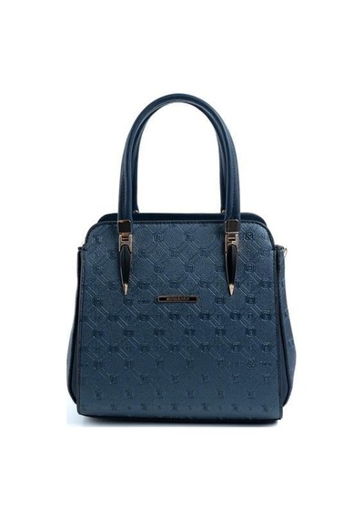 Silver Polo Sp1136 Kadın El Çantası Logolu Lacivert-lacivert