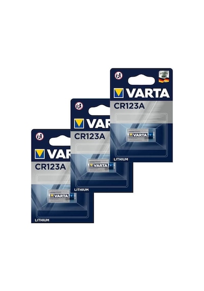 Varta 6205 CR123A 3V Lityum Pil 3'lü