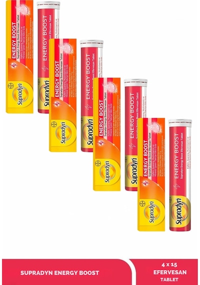 Supradyn Energy Boost 4 x 15 Efervesan Tablet