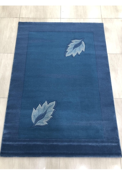 Saray Halı Terra 9021 Blue 120X170 Düz Renk Mavi Halı !