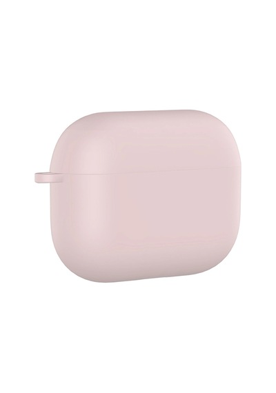 Apple Uyumlu AirPods Pro 3 Zore Standart Silikon Kılıf Kum Pembe
