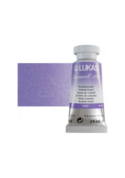 Lukas Aquarell 1862 Artist 24ml Sulu Boya 1127 Cobalt Violet Seri 3 Diğer
