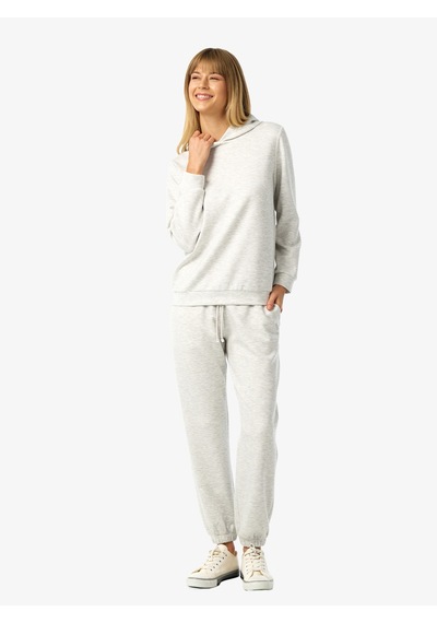 Blackspade Kadın Sweatshirt 60673 - Gri Melanj