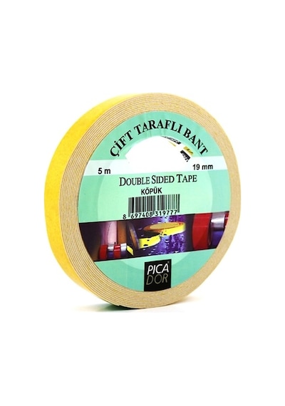 Picador 19 MM x 5 Mt Köpük Çift Taraflı Bant