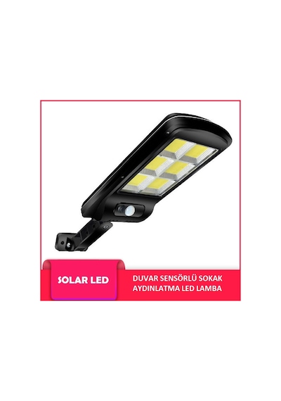 Solar Güneş Enerjili Led Bahçe Aydınlatması 120 Led Sensörlü
