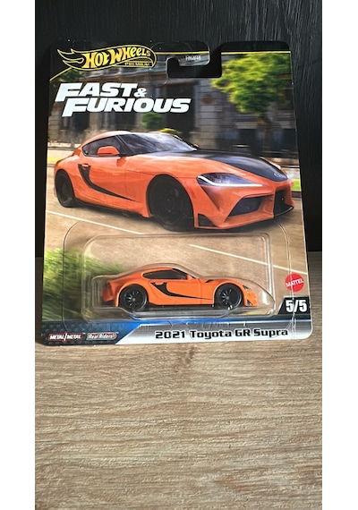 Hot Wheels Premium 2021 Toyota Gr Supra Turuncu