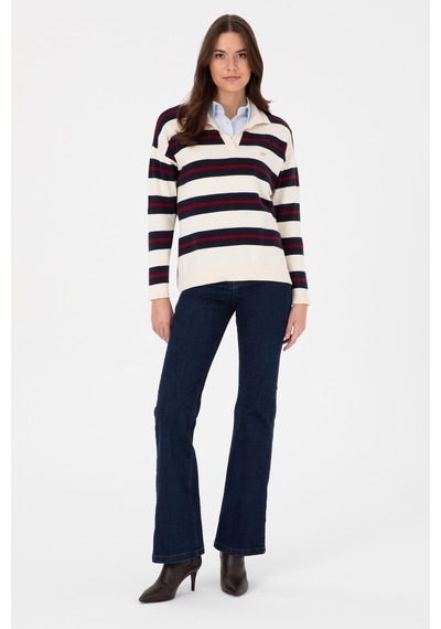 U.S. Polo Assn. U.s. Polo Assn. Kadın Kazak /triko 50314790-vr256 İnci