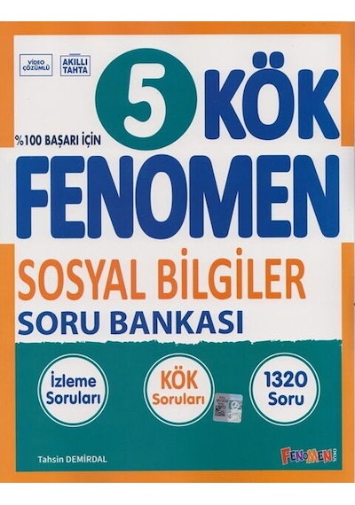 Fenomen 5. Sınıf Sosyal Bilgiler Kök Soru Bankası Fenomen Yayınla