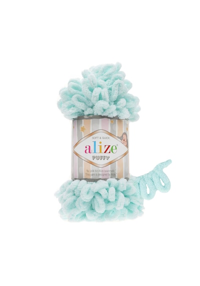 Alize 5 Adet Puffy El Örgü Ipliği 5'li Paket - 100 Gr. 9 Mt. Parmak Örgü Ipi - Şevval Tuhafiye 15