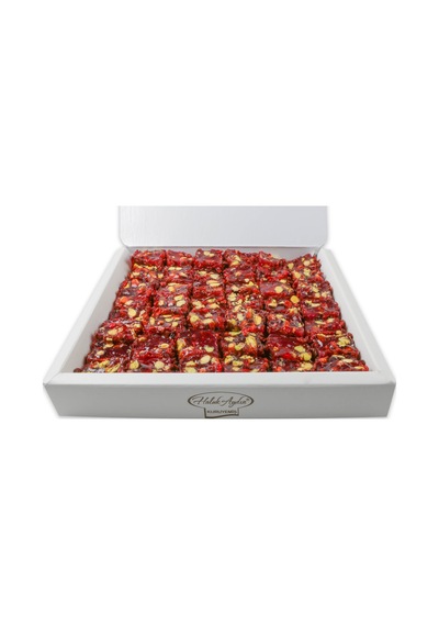 Haluk Aydın Kuruyemiş Nar Aromalı Antep Fıstıklı Zereşkli Lokum 930 G