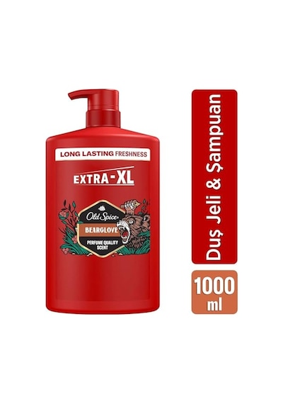 Old Spice Bearglove Erkek Duş Jeli Ve Şampuan 1000 Ml Xl Büyük Boy Acai Üzümü