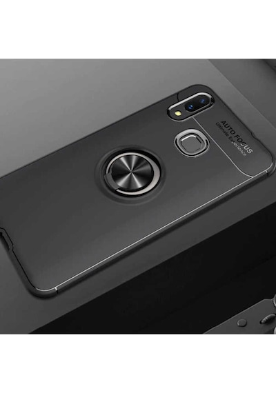 Samsung Uyumlu Galaxy A10s Kılıf Zore Ravel Silikon Kapak Siyah