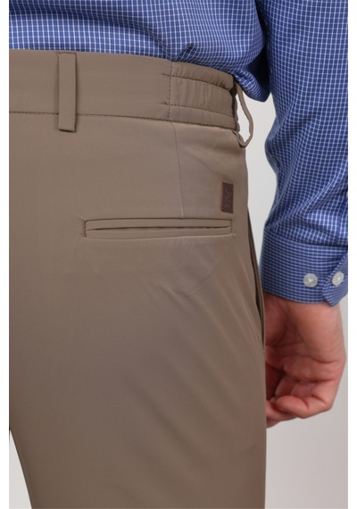 İmza Koyu Vizon Yan Cep Slim Fit Jogger Pantolon 1003260166