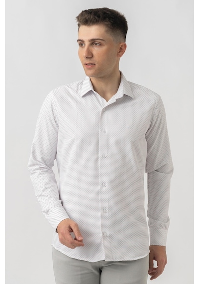 White Stone Affoltern Am Albis G16252 Regular Fit Armürlü Pamuklu Gömlek Laci-laci Lacivert White Stone Affoltern Am Albis G16252 Regular Fit Armürlü Pamuklu Gömlek Laci-laci Lacivert