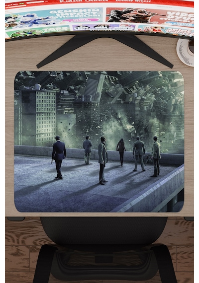 Inception Christopher Nolan V3 48x40 Xl Gaming Kauçuk Kaymaz Taban Mouse Pad Fare Altlığı