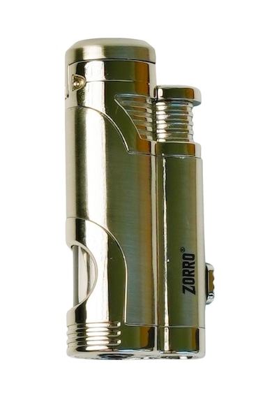 Zorro 2 Torch Pürmüz Gümüş Metal Puro Çakmağı - Trm1000
